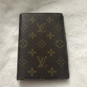 Louis Vuitton Brown Monogram Passport Wallet